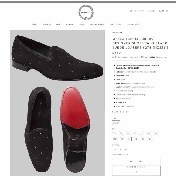 NIB * $380 MEZLAN Talo Tuxedo 7 M * new Trees main image 13